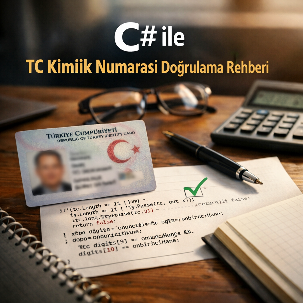 C# Tc Kimlik Doğrulaması Nasıl Yapılır?