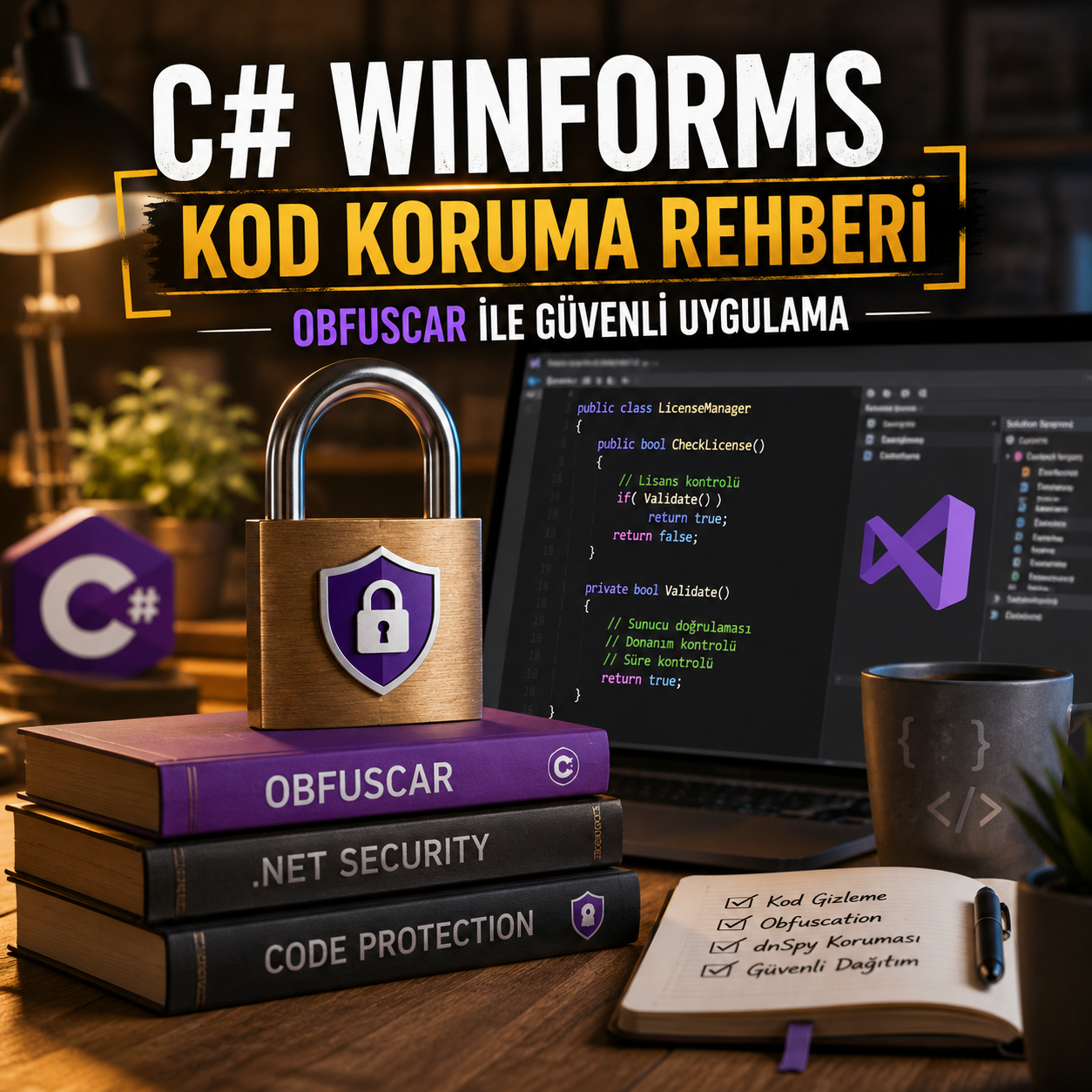 C# WinForms Kod Koruma Rehberi | Obfuscar