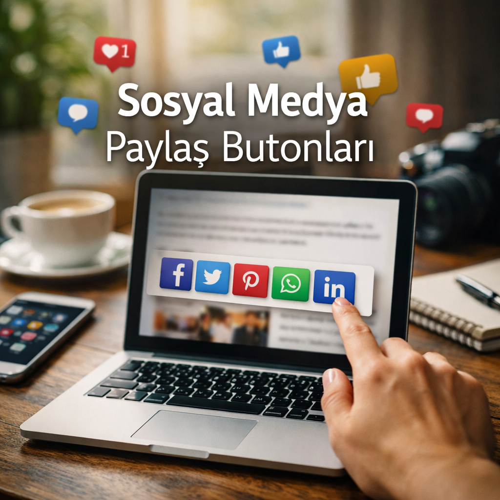 Siteye Sosyal Medya Paylaş Butonları Nasıl Eklenir?
